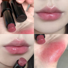 YICKYUE  -  Glass Tea Russet Jelly Lipstick Clear Water Light Solid Lip Gloss Moisturizing Hydrating Waterproof Lip Glaze Korean Makeup