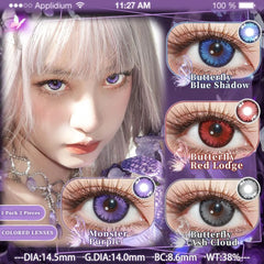 YICKYUE  Urbanlayer Colored Contact Lenses Yearly Small Pupils Color Lens Natural Eyes Beauty Cosmetics Coloured Contacts New
