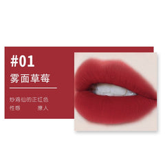 1pcs Red Velvet Liquid Lipsticks Long Lasting Matte Lip Gloss Non-stick Cup Waterproof Makeup Nude Lip Tint Korean Cosmetics