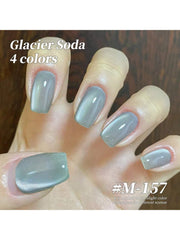 YICKYUE  -  15ml New Popular Blue Cat Eye Nail Gel Polish Semi Permanent Nail Art Soaking UV LED Nail Salon DIY
