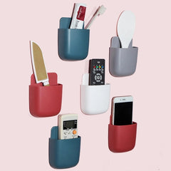 Wall-Mounted Storage Box Remote Control Storage Box air Conditioning Remote Control TV Storage Box Phone Holder