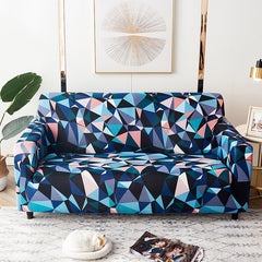 Europe Printed Stretch Sofa Cover Elastic Floral Slipcover for Living Room Corner Sofa L-shape Sofa Towel Furniture Cover