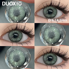 YICKYUE  -  Color contact lenses with grade 14.5MM green 1 year use contacts for women students cosplay  cosmetics contact lenses WT:40%