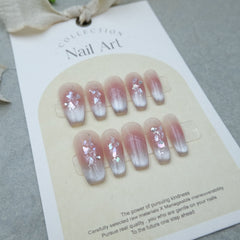 Shiny Cat Eye Handmade Press On Nails