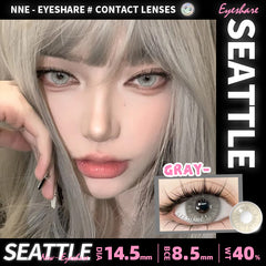 YICKYUE  -  1pair New Color Contact Lenses for Eyes Natural Blue Eye Lenses Purple Lenses Gray Eye Contacts Brown Eye Lens Yearly