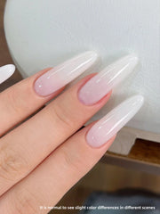 YICKYUE  -  1Pc 15ML Milky White Pure Nail Polish Gel Nail Add Semi-Permanent Soak Off UV LED Construction Gel Varnish