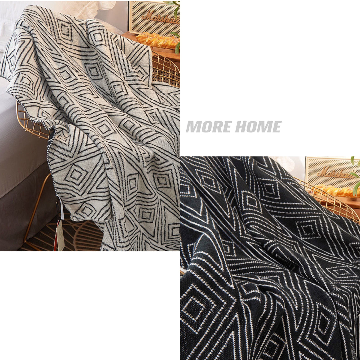 [MORE HOME]2022 NEW Two Sides Hugging Blanket Is Suitable For Sofas Beds-blankets Soft And Plush Lightweight Soft Fluffy plush