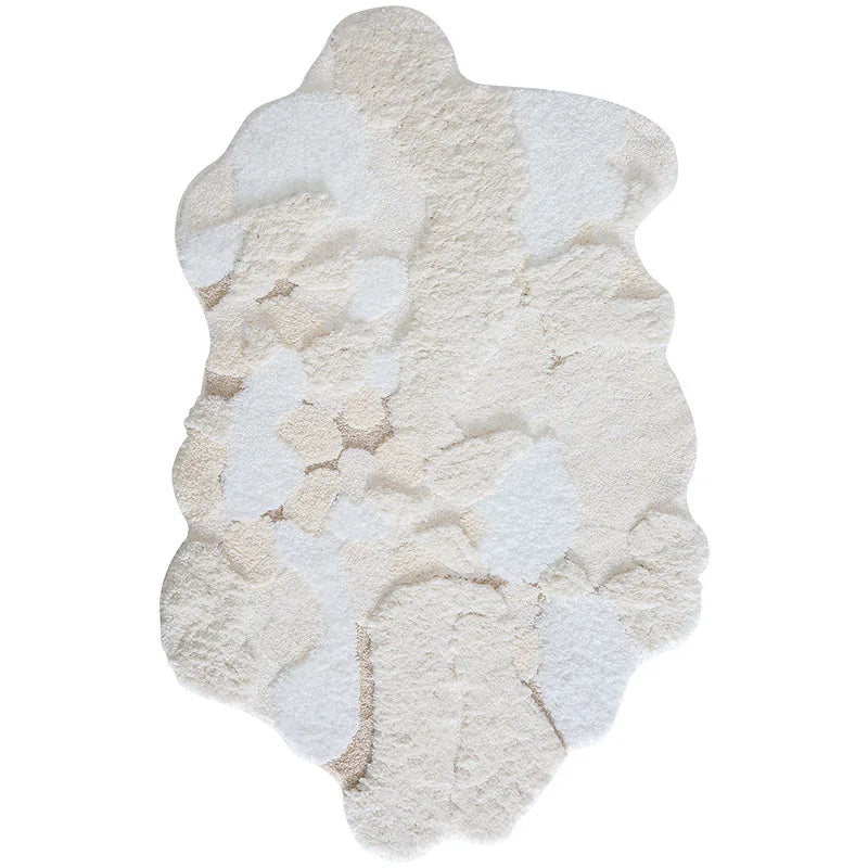 YICKYUE  -  Soft Premium Cream Carpet For Bedroom Irregular Home Decoration Rugs Living Room Nordic Design Sofa Coffee Table Floor Mat Study