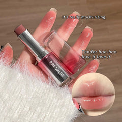 YICKYUE  -  Moisturizing Lip Gloss Long Lasting  Lip Balm Plumping Water Light Lipgloss Silver Tube Lip Tint Female Makeup Korean Cosmetics