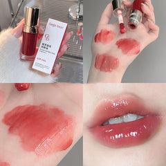 YICKYUE  -  Transparent Crystal High Gloss Lip Gloss Mirror Water Gloss Jelly Plumper Lip Oil Moisturizing Liquid Lipstick Women's Cosmetics