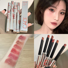YICKYUE  -  Nude Velvet Lipsticks Waterproof Long Lasting Moisturize Lip Stick Not Fade Sexy Matte Lipstick Lip Gloss Women Makeup Lipsalve