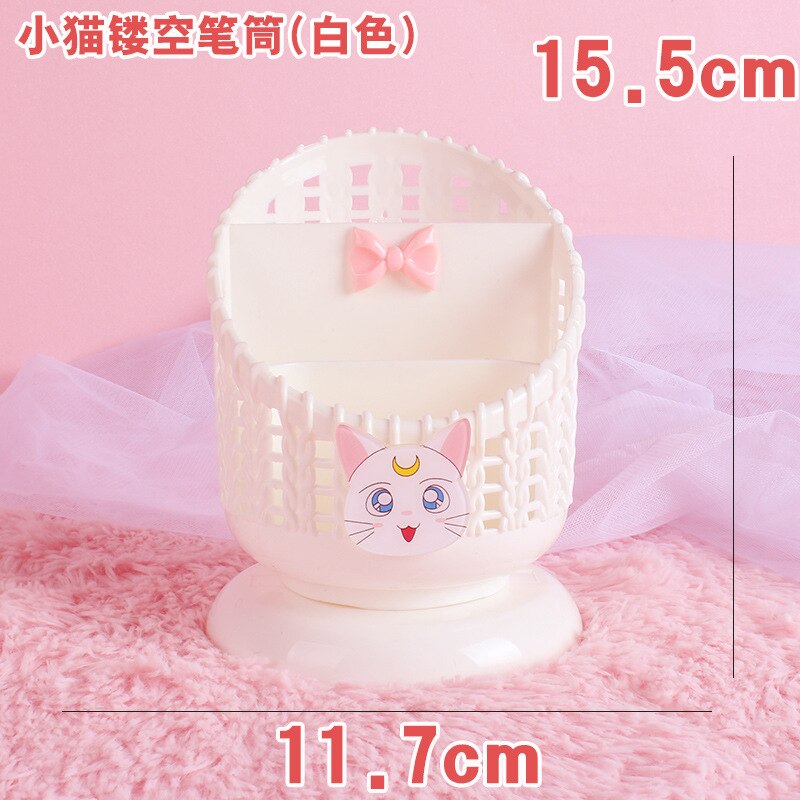 Cute Creative Pink Shelf Storage Pen holder Cosmetic Rack Storage box Suppliers Dolls Collection