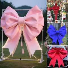 100cm Big Bow Pink Red Giant Large Foam Bowknot Decor for Wedding Party Arch Bridal Birthday Backdrop Decora Home Door Bow Knot