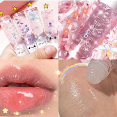Bulk Clear Lipgloss Base Moisturizer Lips Oil Nutritious Glitter Liquid Tint Lip Glaze Wholesale Transparent Lip Gloss Makeup