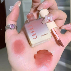 Yickyue New Small Ice Cube Water Light Lip Glaze Student Nude Makeup Moisturizing Not Easy To Dip Cup Cheap Natural Lip Makeup