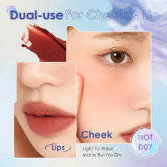 FOCALLURE 12 Colors Velvet Matte Canned Lip Mud Lipstick Lip Gloss Long Lasting Lip Balm Lip Glaze Women Lip Makeup Cosmetics