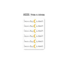 Waterproof Temporary Tattoo Stickers Black Line English Alphabet Crescent Moon Tattoo Flash Tattoo Arm Female