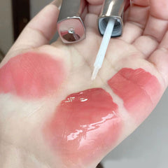 Yickyue New Colored Lip Gloss Double Lip Glaze Does Not Fade Not Touch Cup Velvet Matte Lip Gloss Jelly Toot Lip Lipstick Korean Makeup