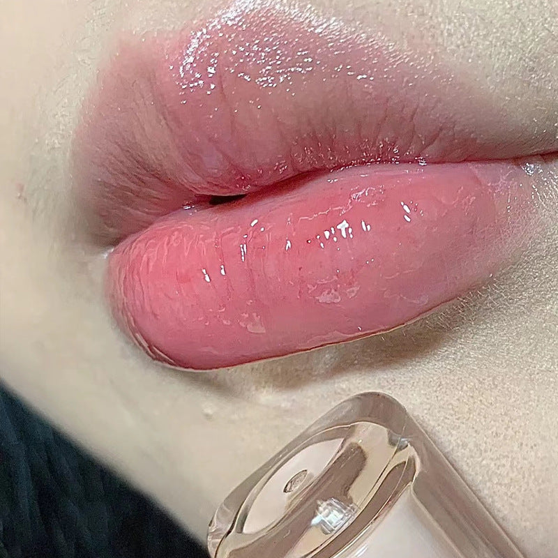 YICKYUE  -  Mirror Lip Gloss Is Long Lasting And Does Not Fade Easily It Forms A Transparent Round Tube Glass Lip Gloss For Women