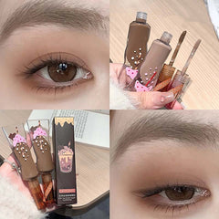 YICKYUE  -  Matte Liquid Eye Shadow Contour Blush Pigment Nude Brown Khaki Natural Cheek Coffee Eyeshadow Cream Long Lasting Eyes Makeup