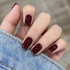 YICKYUE  -  12ml 1pcs Red Jelly Gel Nail Polish Long-Lasting Glossy Finish UV/LED Cured Nail Lacquer for Natural Nails Nail Supplies