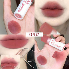 YICKYUE  -  Soft Mist Matte Lip Glaze Nude Velvet Lip Gloss Waterproof Long Lasting Non-stick Cup Whitening Lipstick Dupe Makeup Cosmetics