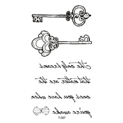Waterproof Small Fresh Tattoo Sticker Lce Cube Clock Feather Temporary Sleeve Tattoo Waterproof Sexy Body Art Fashion