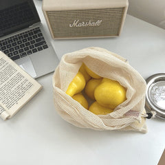 Cutelife Drawstring Cotton Storage Bag Package Drink Toy Clothes Organizer Shopping Bag Travel Portable Eco Friendly Storage Bag