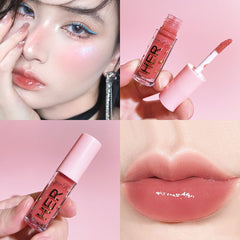 Yickyue Mirror Lipstick Moisturizing Sexy Lips Plumper Long Lasting Shiny Lip Gloss Lip Tint Makeup Jelly Lip Glaze Shimmer Cosmetics