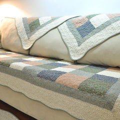 Europe Sofa Cover Non-slip Sofa Cushion Plaid Couch Cover Four Seasons Universal  Cotton Sofa Towel pillowcase Water ripple lace