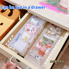 Cute Data Cable Storage Box Mobile Phone Charging Cable Storage Box Charger Cable Management Box Set Line Pay-off Organizer Rack