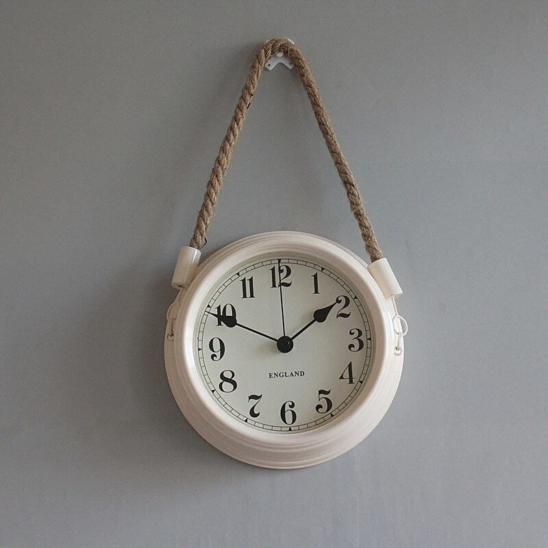 Yickyue Village Nordic Wall Clock Unique Dining Room  Cute Modern Clock Wall Art Deco Battery Classic Minimalistic Horloge Home Design