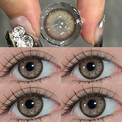 YICKYUE  -  1 Pair New Natural Color Contact Lenses for Eyes Green Pupils Circle Lenses Beauty Lenses Graduated Fashion Cosmetic Lens