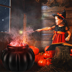 YICKYUE  -  Large Inflatable Halloween Cauldron St Patrick Cauldron Pot Of Holder Candy Cauldron Kettles Witch’s Cauldron Party Decoration
