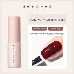 MAYCHAO 5ml Functional Nail Glue Gel Nail Polish Multipurpose Pink Small Circular Tube UV LED Gel Nail Lacquer Gel Nail Varnish