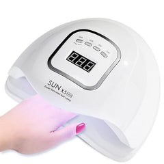 ROHWXY SUN 5X Plus/MAX UV LED Lamp For Nails Dryer 54W/72W/90W Ice Lamp For Manicure Gel Nail Lamp Drying Lamp For Gel Varnish
