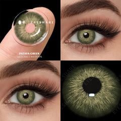 YICKYUE  -  1Pair Color Contact Lenses for Eyes Blue Color Lenses Natural Gray Pupils for Eyes Green Lenses Brown Contacts Yearly Lens