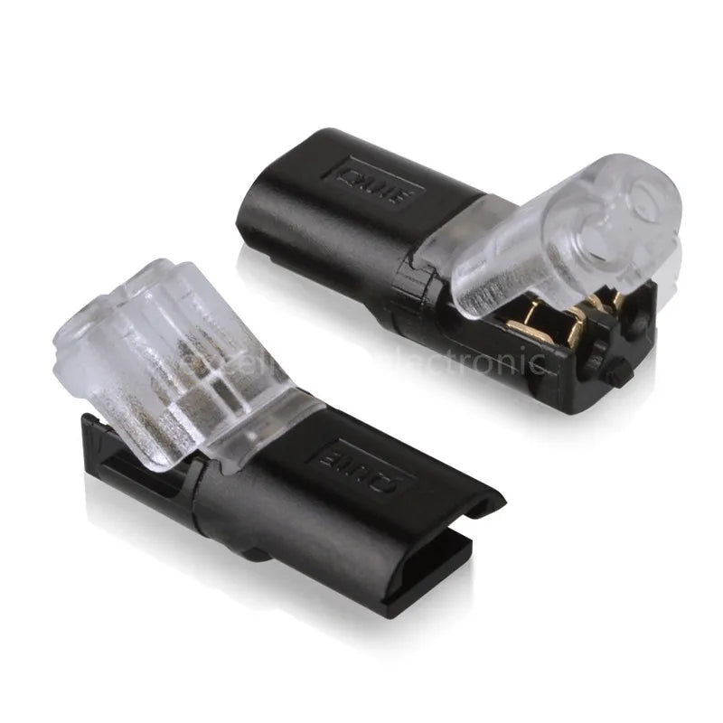 YICKYUE  -  10/20/50/100pcs 2p Spring Connector with No Welding No Screws Quick Connector Cable Clamp 2 Way Easy Fit for Led Strip