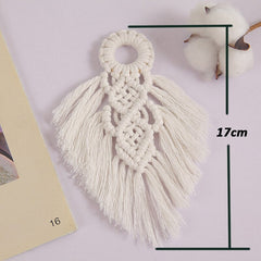Macrame Door Handle Swing Rope Wall Hanging Decorative For Boho Home Decor Party Supplies Girls Kids Nursery Garden Decoration