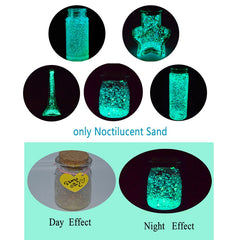 Glow In The Dark 10g Luminous Party DIY Bright Noctilucent Sand Paint Star Wishing Bottle Fluorescent Particles Kid Gift