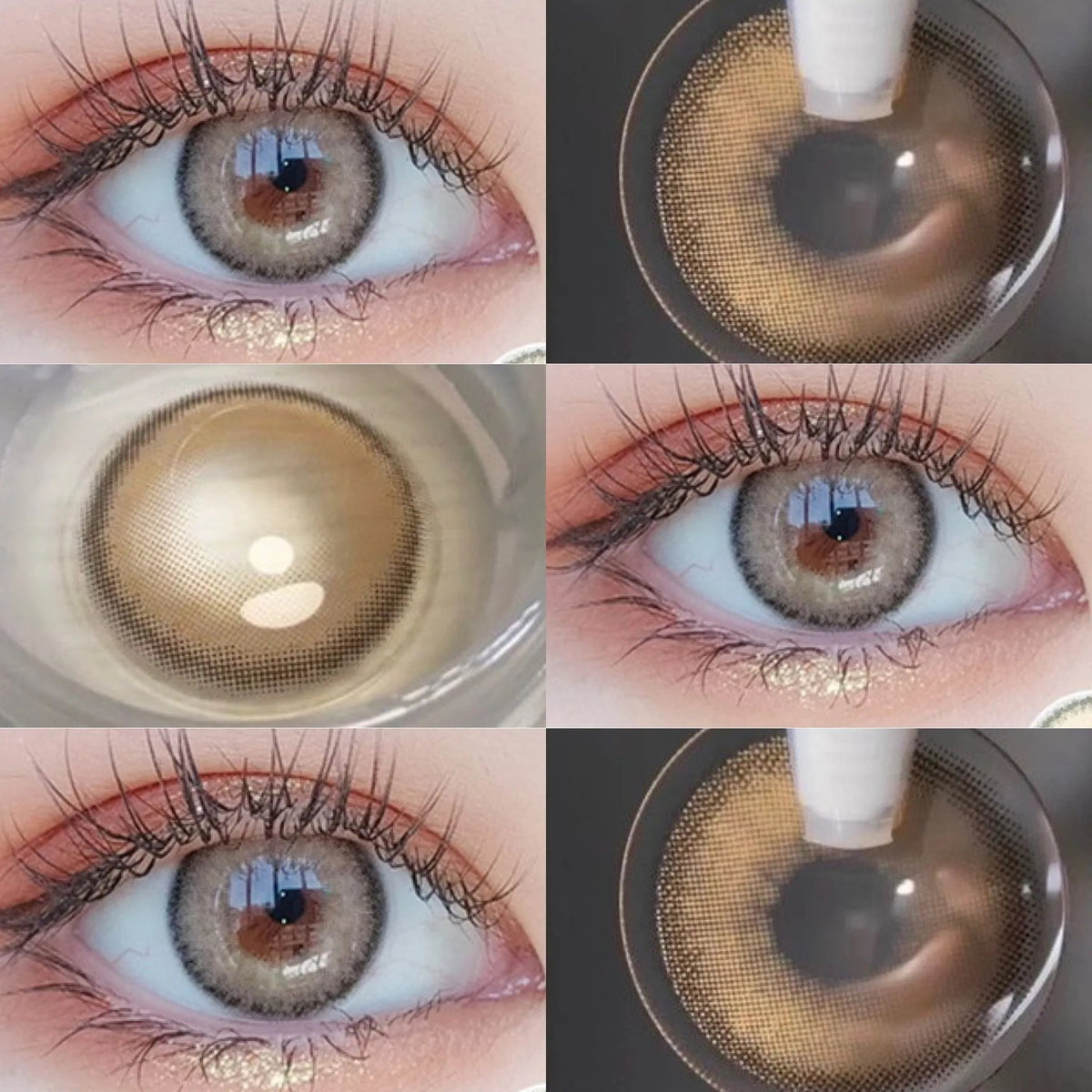 YICKYUE  Urbanlayer Colored Contact Lenses Yearly Small Pupils Color Lens Natural Eyes Beauty Cosmetics Coloured Contacts New