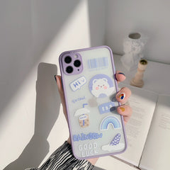 Strawberry milk phone case for iphone 11 Pro Max funda transparent silicone for iphone XR XS MAX 7 8 Plus cover case hard back