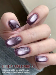 YICKYUE  -  1PC 15Ml Cat Eye gel nail polish, UV LED curing, long-acting fast drying nail art gel - ideal gift for women For Spring