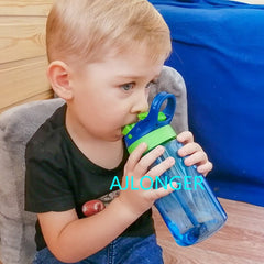 480ML Baby Kids Children Portable Feeding Drinking Water Bottle Cup With Straw
