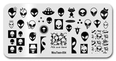 New Christmas Elements  Stamping Plate Demon Grimace Nail Stamping Plate Christmas Night  Stamping Plates #043