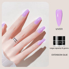 MAYCHAO 15ml Nail Polish Extention Gel Nail Tips Quick Building UV Builder Glue Repair Broken Finger Prolong Form Manicure Tools