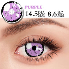 YICKYUE  Purple Lenses Colored Pupils for Eyes Cosplay Anime Contact Lenses Violet Lens y2k Lenses