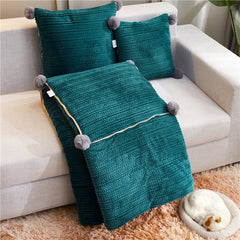 Pillow Covers Amphibious Car Custom Four Seasons Contracted Office Nap Air-conditioning Folded Blanket Pillow is Combined