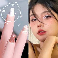 YICKYUE  -  Sequin Eyeshadow Pencil Waterproof Diamond Glitter Highlighter Stick Pearl White Silkworm Eyeliner Pen Korean Makeup Cosmetics