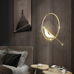 Nordic modern LED pendant lights Magpie bird chandeliers lamp indoor lighting bedroom kitchen living room home decor decoration